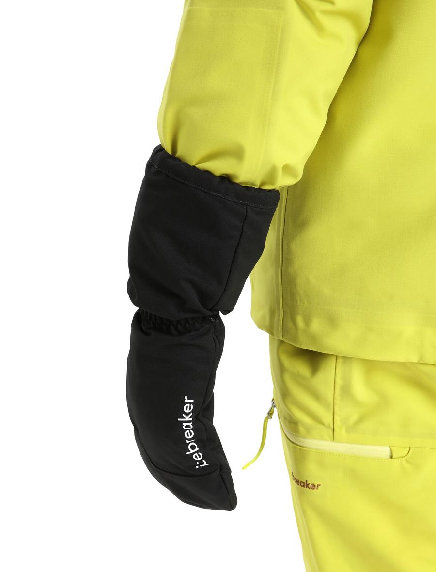 Gants Icebreaker Unisex MerinoLoft™ Mittens Homme Noir | FR 1052RVDW